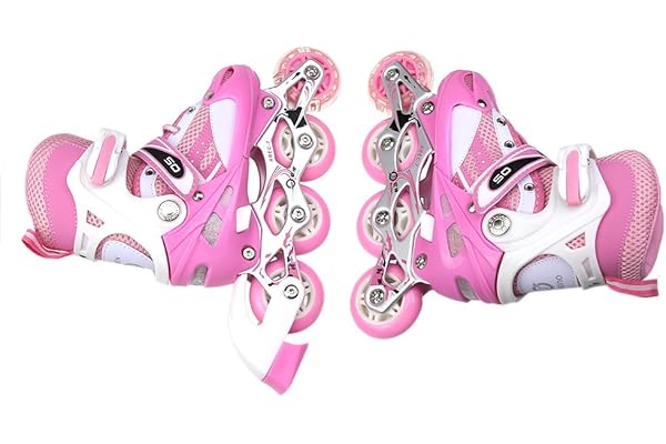 Roller en Ligne, Patin à roulettes, 3en 1 Singer réglables, modifiable Rollers Enfant Patins à Glace réglables 3 en 1 pour Fille et garçon et Femme Rollers en Ligne