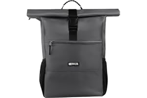 DEWUR Mochila térmica de 35 l, bolsa isotérmica, bolsa isotérmica, mochila de picnic impermeable con abrebotellas, para picnic, camping, playa, senderismo, viajes, compras (gris)