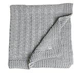 manta gris zara home REGALO IDEAL: Ideal para envolver, amamantar, abrazar y mantener abrigado a tu bebé.