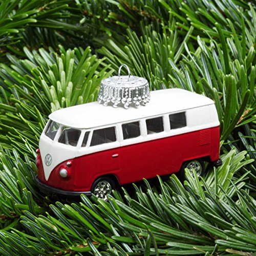 Christbaumschmuck VW Bus T1 Bulli (rot) - 3