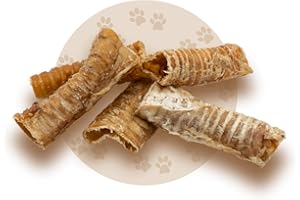 Warnick´s Tierfutterservice - Rinderstrossen/Luftröhre 2 x 1kg- Hundesnack - 12–15 cm Stücke – luftgetrocknet, geruchsarm & naturbelassen – Warnicks Kausnack zur Zahnpflege & Beschäftigung