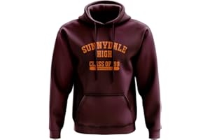 William Maxwell SUNNYDALE High Class Of '99 College Hoodie Jumper - Buffy The Vampire Slayer Anniversary Sweater - Brown Unisex Adult Hoodie Sweatshirt - Medium