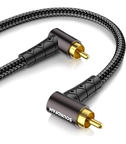 Goobay Mono Cinchkabel 2 M – Audio-Kabel Für Subwoofer Mit Vergoldeten Anschlüssen & Textilmantel