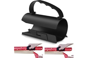 WAIMXDAO Taglierina per Carta da Imballaggio, Portatile Taglierina Scorrevole per Carta da Imballaggio, Taglierina Carta Fatta a Mano, Tagliacarte Natalizio per Carta Kraft, Carta Regalo