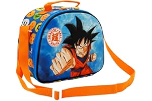 KARACTERMANIA Dragon Ball (Bola de Dragón) Punch-Bolsa Portamerienda 3D, Azul, 25.5 x 20 cm