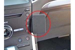 Brodit | ProClip Fahrzeughalter 855122 | Made IN Sweden | Winkelbefestigung | für linkslenkende Fahrzeuge | passt Gerätehalter, schwarz