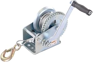PALLIT Treuil à câble métallique | 800lbs 360 kg | 4 mm x 7 m Longueur du câble | 2,20 kg poids propre