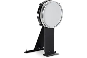 XDrum BDMP-08 8" Kick Pad mit Meshhead - Erweiterung oder Ersatz für E-Drum Kits - Ideal für XDrum DD-530-8" Mesh Head - Stabiler Stand durch Dornen - Zu Roland kompatibel