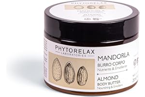 PhytorelaxLaboratories Mandorla Vegan & Organic Burro Corpo - Nutriente & Emolliente - 250 g
