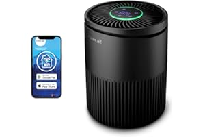 Clean Air Optima - Purificateur d’air HEPA UV et ioniseur intelligent CA-503B Compact Smart - Convient aux pièces jusqu'à 30 m² / 75 m³ - capacité jusqu'à 140m³/h