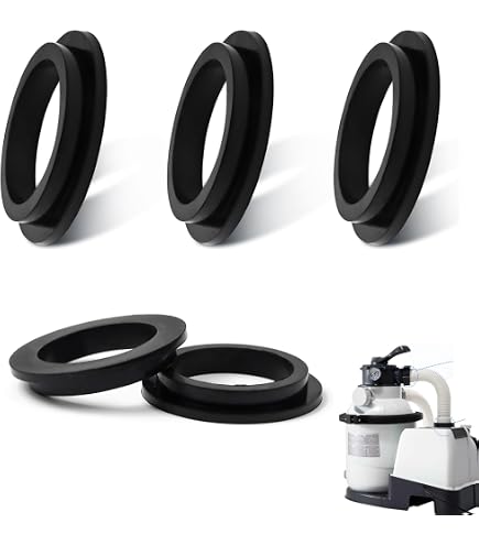 6 Joints Toriques Pour Filtre Piscine Intex - Compatible 25006, 25010, 28633... - Étanchéité Parfaite