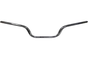 HI LEVEL Motorcycle handlebars 7/8' in black 4' rise, compatible with/replacement for Honda CB125F (GLR125)