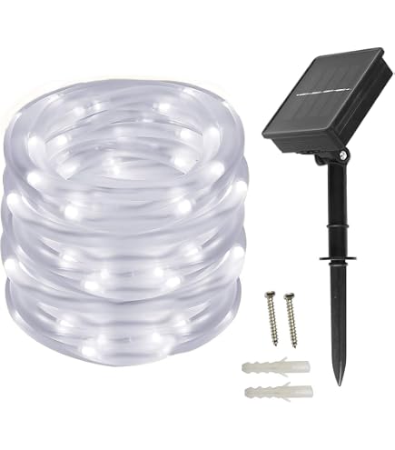 WYZworks 50ft Green LED Rope Lights - Waterproof, Connectable, Outdoor/Indoor Decorative Lighting For Christmas, Patio, Landscape