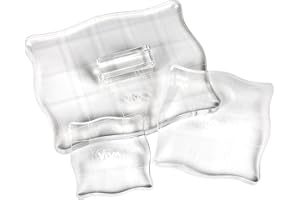 Viva Decor 7 x 7/ 10 x 10/ 13 x 16 cm Acrylic Block in a Blister with Handle, Set of 3