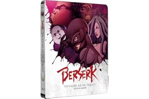 Berserk - The Golden Age Trilogy : Film 1 : L'oeuf du Roi Conquérant + Film 2 : La bataille de Doldrey + Film 3 : L'Avent [Édition SteelBook] [Blu-ray]