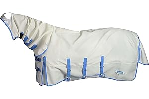 Weatherbeeta Sweet Itch Shield Combo Cuello Blanco/Azul 1006209 - Weatherbeeta Size - 6ft 6