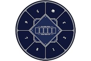 LaiEr Tapete de Póquer Redondo 24/31/39/47/55/63 Pulgadas Para 6-8 Personas, Texas Hold'em, Almohadilla de Goma, Mesa Plegable, Portátil, Adecuado Para Juegos de Blackjack