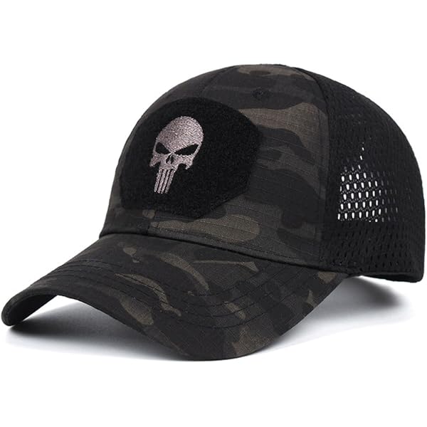 Armycrew US Navy TOPGUN Patch Trucker Hat - Camo Mesh Back, Adjustable Snapback, Officially Licensed - View #7