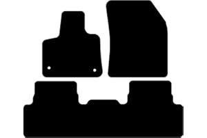 Kovvar Tapis de Sol Compatible avec Citroën C5 Aircross 2019-2025 Correspondant à la Version: C5 Aircross | Essence/Diesel | Tapis arrière en Un Bloc | Qualité: Basic