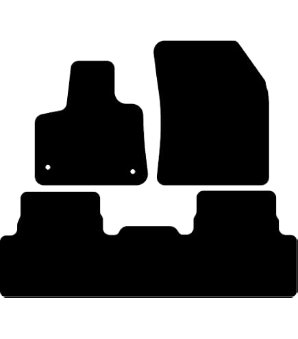 MOTOS Set Tappetini In Gomma + Bagagliaio Per Citroen C5 II SW (2008-2017) – Antiscivolo E Resistente