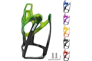 OSIGEI Bottle Holder Bicycle Updated Version Drink Holder 35 g Lightweight Water Bottle Holder Colour Gradient Drink Holder Bicycle for MTB and Road Bikes (Black Green)