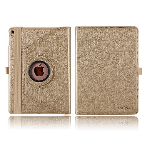 iPad Pro 9,7 Tastatur Gase boriyuan [Neue Abnehmbare Version] magnetisch Abnehmbare versteckte Wireless Bluetooth Tastatur muti-angle Folio 360 Grad drehbar Ständer Smart Flip Case Cover Für ipad Pro 24,6 cm 2016 - 7