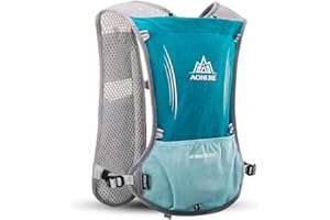 WELLWISE Lightweight Hydration Running Vest Backpack, Functional Hydration Vest Cycling,Running Pack with 1.5L Water Bladder