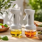 2&rsquo;li 280 ml Cam Sprey Yağlık Seti, Tetikli P&uuml;sk&uuml;rtmeli Yağ ve Sirke Şişesi, Salata Mutfak ve Airfryer Kullanımına Uygun