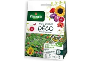 Vilmorin 5867507 Pack de Graines Mélange de Fleurs Coin des Oiseaux 7 m²