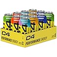 C4 Performance Energy Drinks Mixed Variety Pack 500ml (12 pack) | Sugar Free Energy Drink with 160mg Caffeine, 250mg Betaine, 1050mg Taurine | Low Calorie Fizzy Drinks for On the Go Energy and Focus