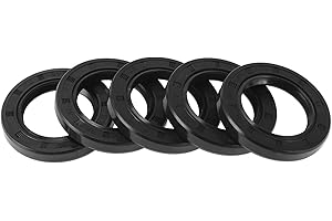 HEROFFIX 5 Pcs Rotary Shaft Seal High Pressure Oil Seal 30x47x7mm Black Nitrile 70 Durometer Rubber