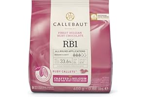 CALLEBAUT Galets de chocolat - RUBIS - 400g