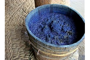 LANA Y TELAR Indigo (Indigofera tinctoria), colorante naturale al 100% per fili e fibre naturali. 100gr.