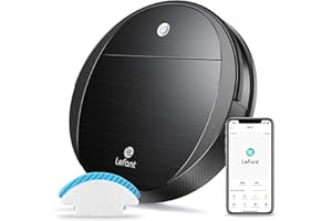Lefant M213 Robot Vacuum Cleaner With Mop, 2200 Pa Strong Suction, Quiet Robotic Vacuum 7.8cm Thin 28cm DIA, Ideal for Pet Hair Alexa Voice Control