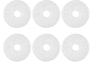 BAMBOOST Accessori per ECOVACS DEEBOT X2 OMNI/T20 OMNI/T20e Omni/X1 Omni/X1 TURBO/X1e OMNI/T10 Turbo Aspirapolvere Pug 6 pezzi panno di pulizia