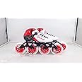 3 & 4 Wheels Inline Skate Carbon fibre- Racing Rollers- Professional Inline sPEED Skates For Adults & kids men woman boys girls racing shoes with Abec 9 bearing 90/100/110 MM.
