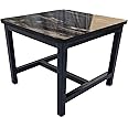 Generic National Industries Iron Durable Stool For Home, Garden, Doctor, Warehouse, Garage & Bathroom - Multipurpose Black Stool (30.5 X 30.5 X 25.5)
