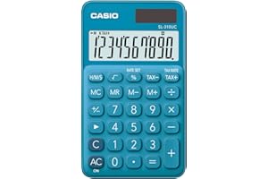 Casio SL 310UC BU Calculatrice de poche Bleu