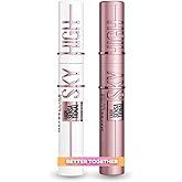 Maybelline New York Sky High Eyelashes Kit, Primer + Black Mask | Eyelash Routine Kit, Primer with Ceramides and Provitamin B