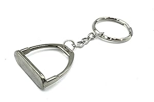 JA Horse Llavero metálico colgante caballo jinete pony