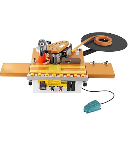 Bordatrice Portatile Per Legno E PVC, Temperatura Regolabile 0-300°C, 220V 600W, Larghezza Pinza 50mm