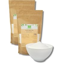 Natron Pulver Backing Soda 2kg (2 * 1kg) von der Grünen Essenz ...