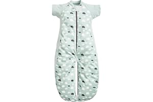 PouchTales Gigoteuse Bébé 1.0 TOG | Pyjama Chaud pour Bébé Marcheur | Gigoteuse avec Jambes | Pyjama d'Hiver et d'Automne Jusqu'à 6 Ans