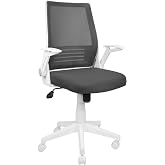 White Folding Sleeve Work Chair | Luma Office And Computer Chair (Anthracite Fabric - White)