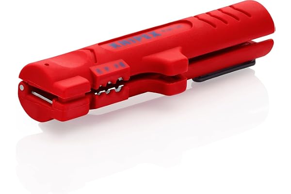 KNIPEX Avmantlingsverktyg för flat- och rundkabel i blister, 16 64 125 SB
