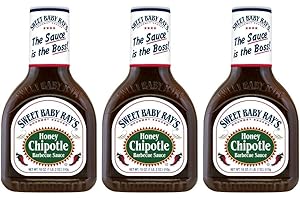 Sweet Baby Ray's Honey Chipotle BBQ Sauce (18 oz) 3 Pack