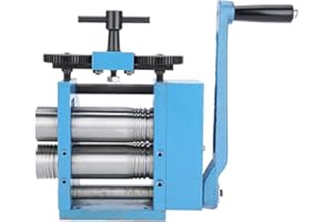 COUOI BTIHCEUOT Laminoir de Combinaison de laminoir de Bijoux, Machine de laminage Manuel de Machine de Fabrication de comprimés de laminage Manuel