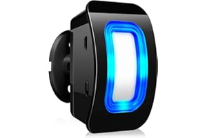 Rilevatore di movimento con rilevatore di allarme, sensore di movimento d'ingresso del sistema di allarme di sicurezza domestica wireless PHYSEN per casa, cortile, garage