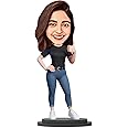 Avataar Studio Personalized Gift for Friends, Sister, BFF, Girlfriend, Character Caricature Photo Frame Unique Design Customized Gift for Friends & Family (GIRL POSE - 2, 10 INCHES)