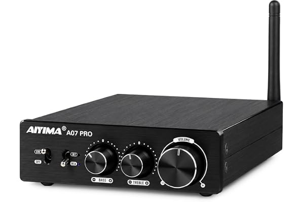 AIYIMA A07PRO TPA3255 300w 2.0 kanal HiFi Stereo Bluetooth 5.2 förstärkare